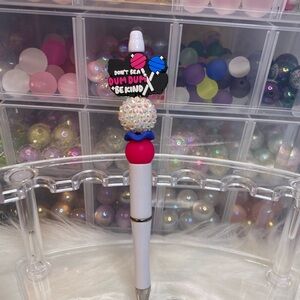 Dont Be A Dum Dum , Be Kind Colorful Beaded Pen